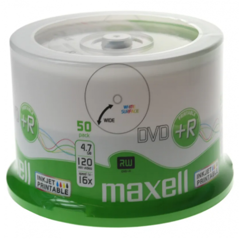 Įrašomas diskas DVD+R 7GB 16x Maxell (vieneto kaina)
